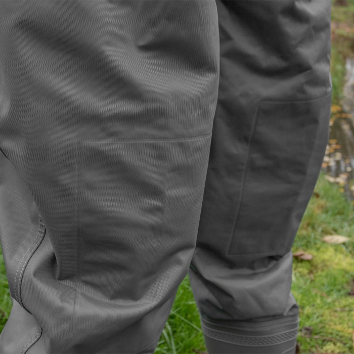 Preston Heavy Duty Chest Fishing Waders In Use 14