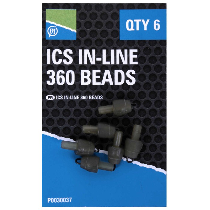 Preston ICS In-Line 360 Fishing Beads Packaging