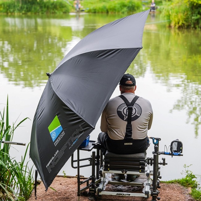 Preston Inception Fibreglass Flatback Brolly 50"