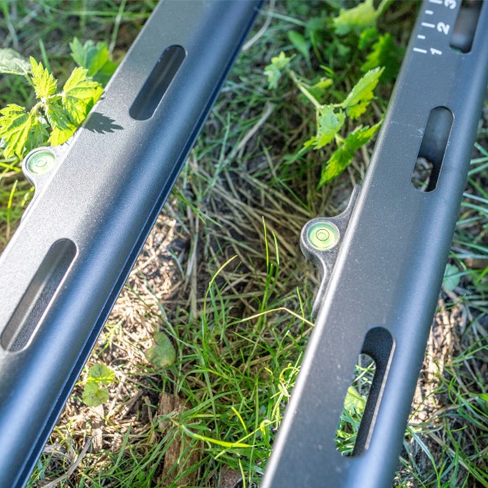 Preston Innovations Absolute Platform Close Up Spirit Levels