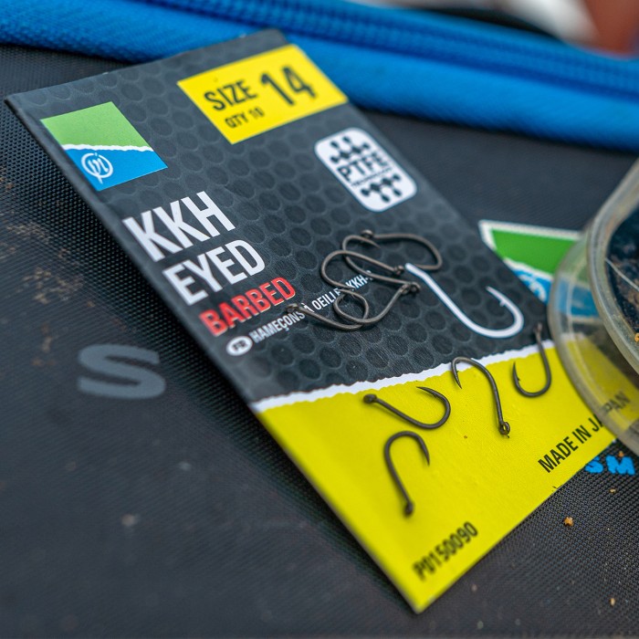 Preston KKH Eyed Barbed Hooks 3