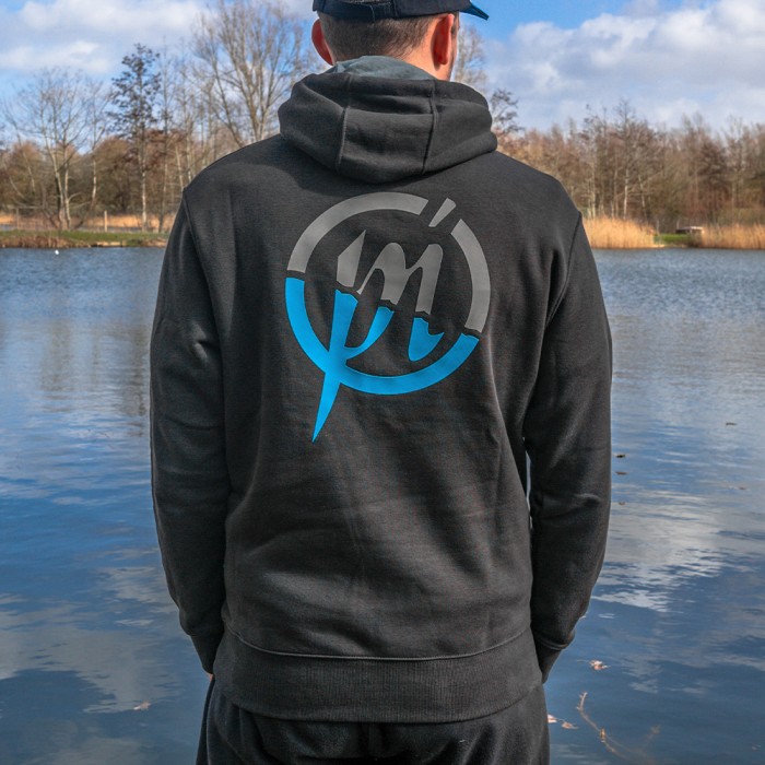 Preston Limited Edition Charcoal Fishing Hoodie In Use 2