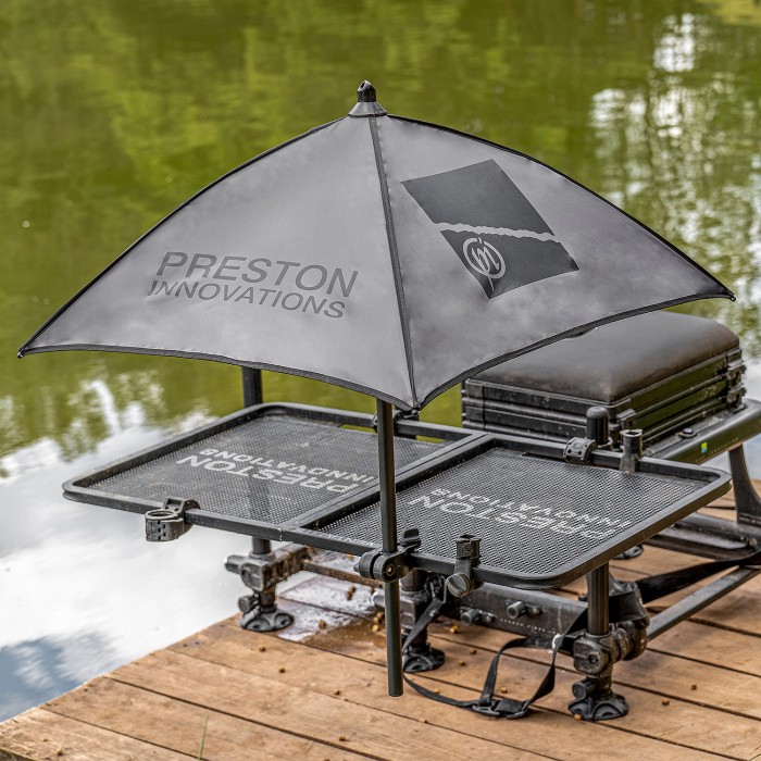 Preston OffBox Grey Bait Brolly 3
