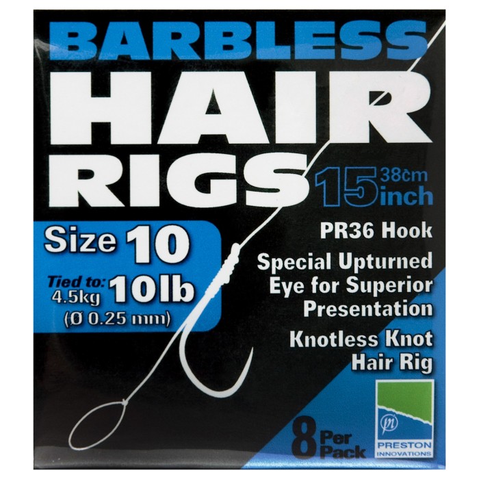 Preston PR36 Barbless Hair Rigs 15inch