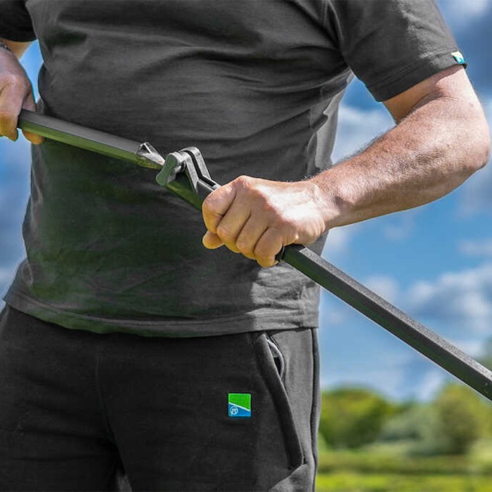 Preston Roller and Roost Leg Extenders In Use 1