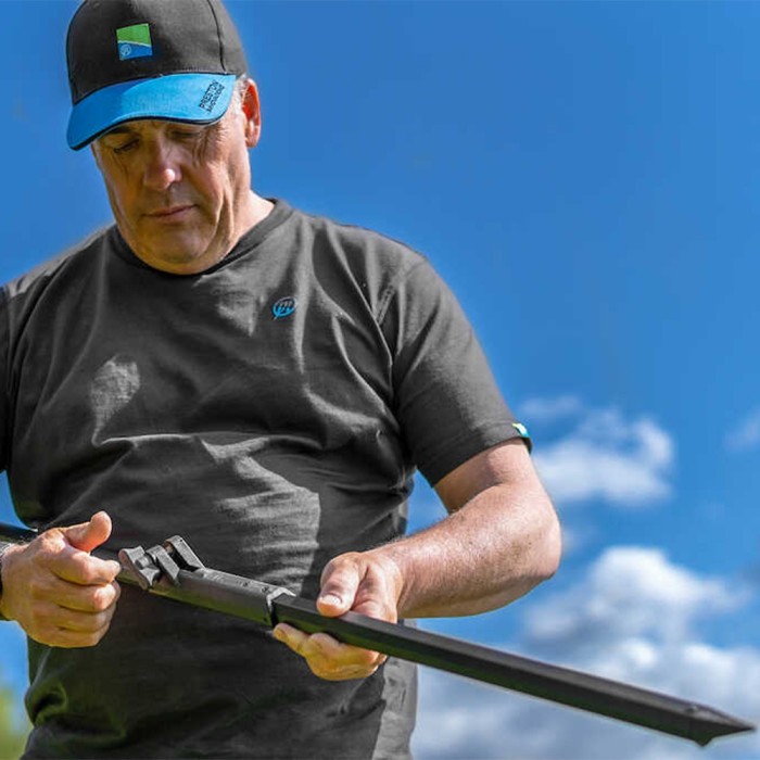 Preston Roller and Roost Leg Extenders In Use 2