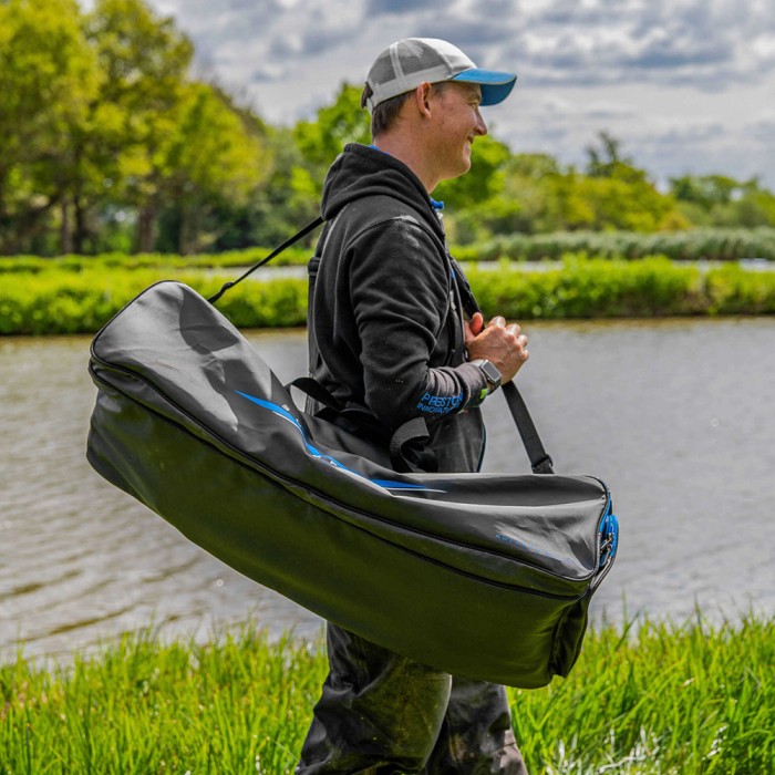 Preston Supera X Roller & Roost Bag In Use 1