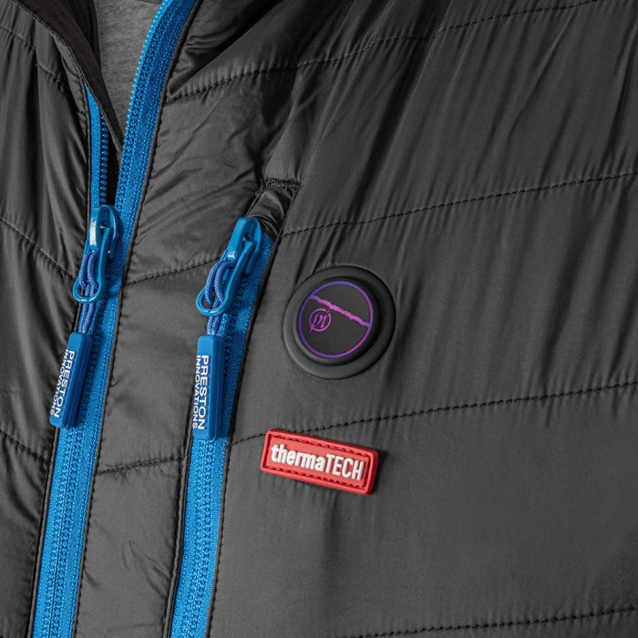 Preston Thermatech Heated Gilet Close Up 3