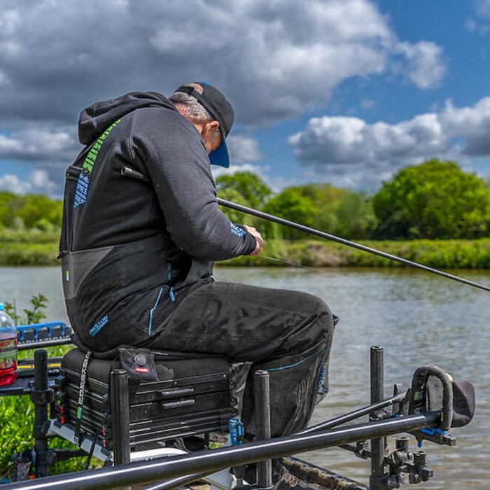 Preston Thermatech Heated Seat Cushion In Use 1