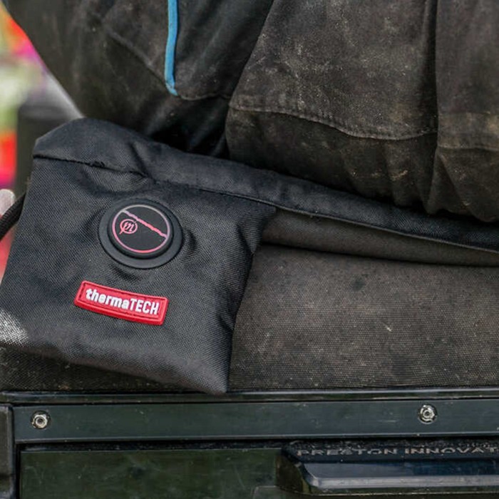 Preston Thermatech Heated Seat Cushion In Use 4