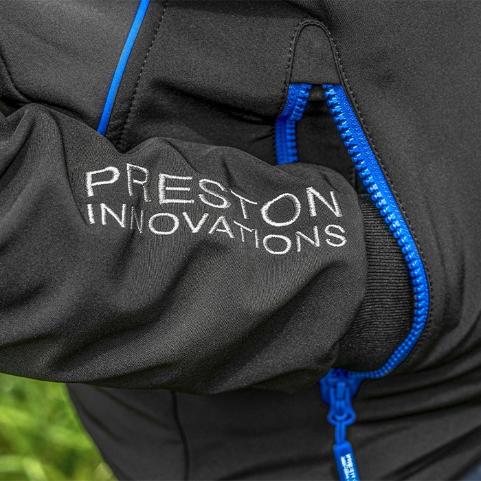 Preston Thermatech Heated Soft Shell Fishing Jacket Close Up Pocket