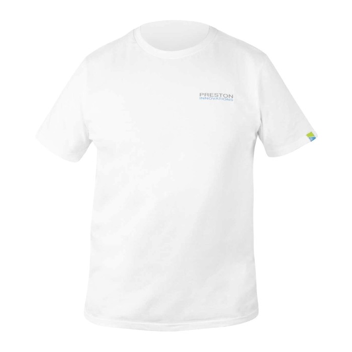Preston White Fishing T-Shirt Front