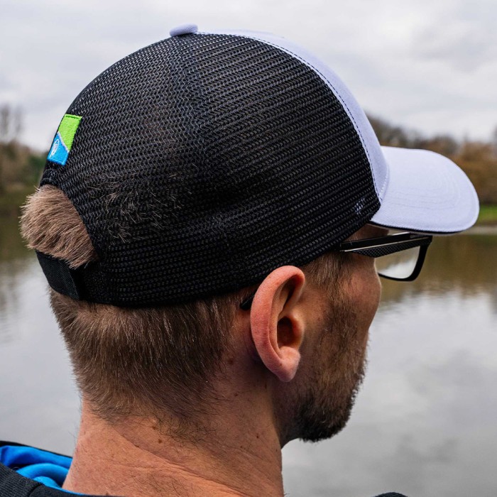 Preston White Ventamesh HD Cap In Use 3
