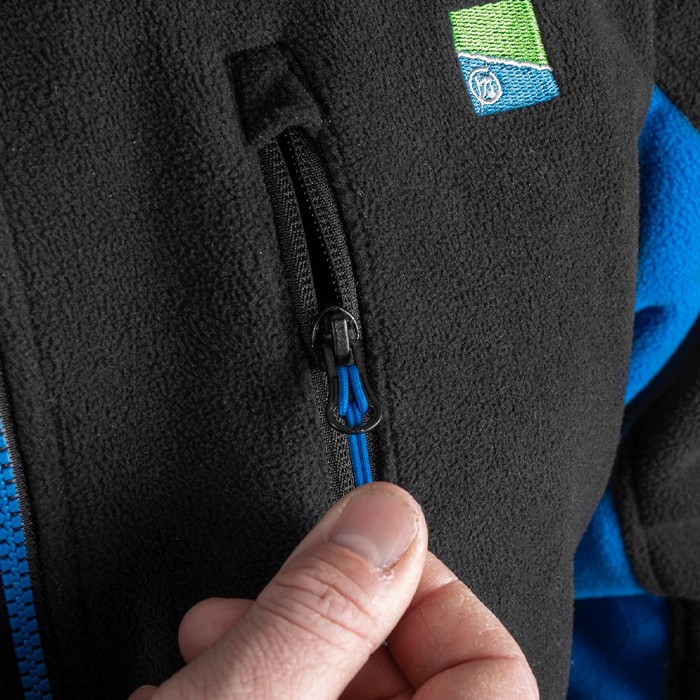 Preston Windproof Fleece Jacket Close Up Zip Pocket