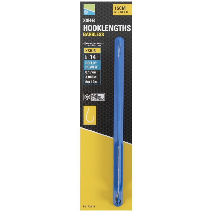 Preston XSH-B Hooklengths Barbless