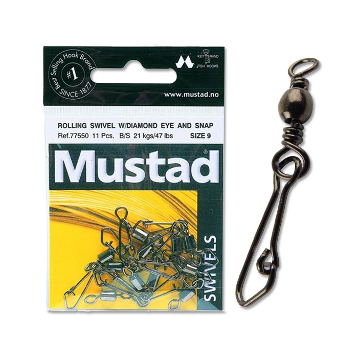Mustad Swivel & Safety Snap