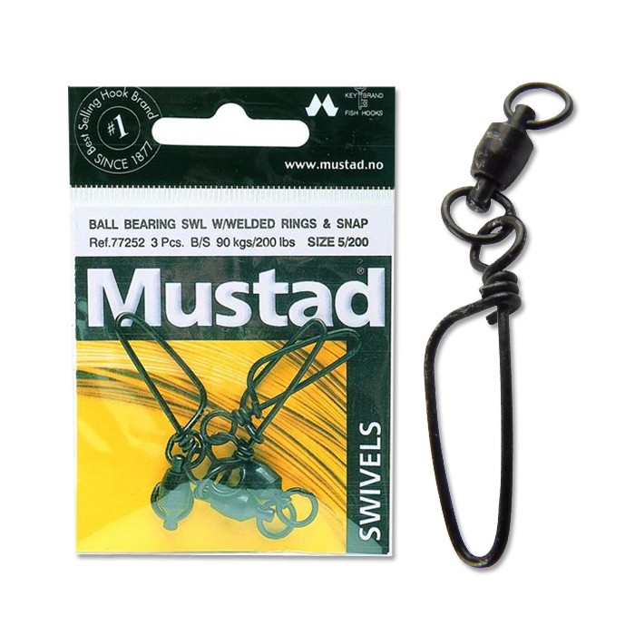 Mustad Bearing Swivel & Snap