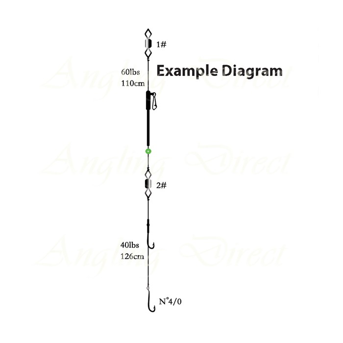 Greys Uptide Cod 4/0 Pennel Rig