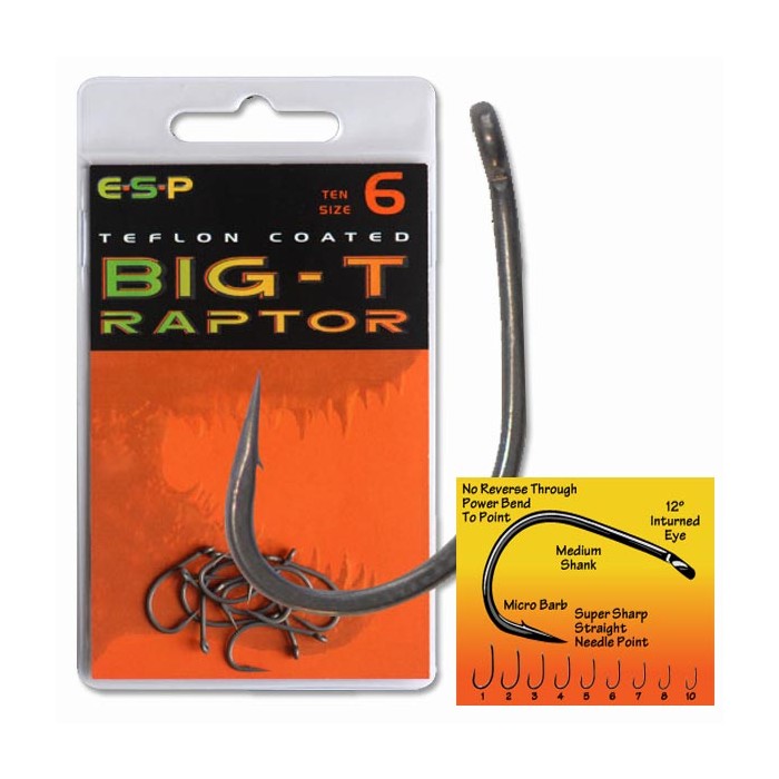 ESP Raptor BIG T Hooks