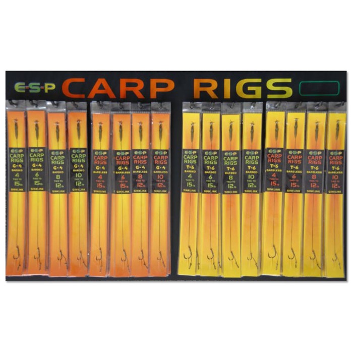 ESP Carp Rig T6 Barbless 