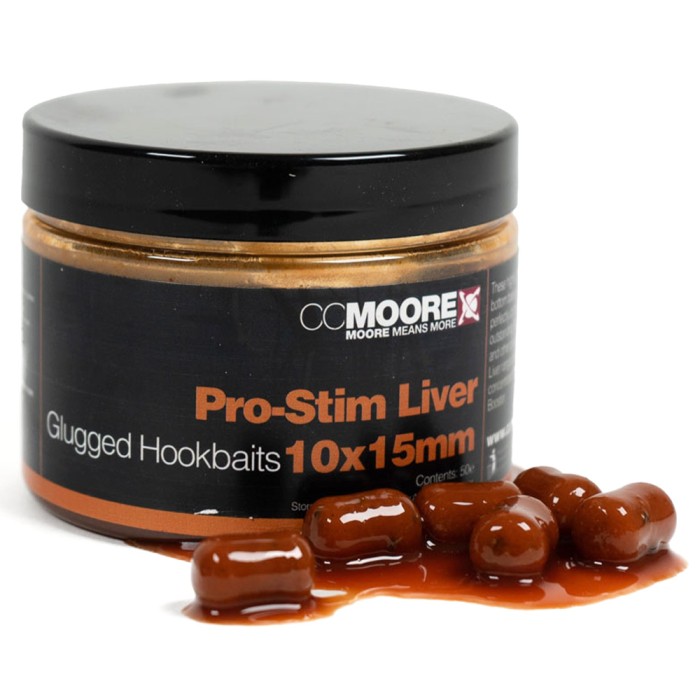 CC Moore Pro-Stim Liver Glugged Hookbaits
