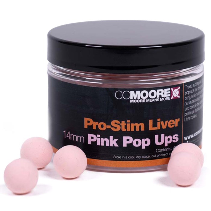 CC Moore Pro-Stim Liver Pink Pop Ups
