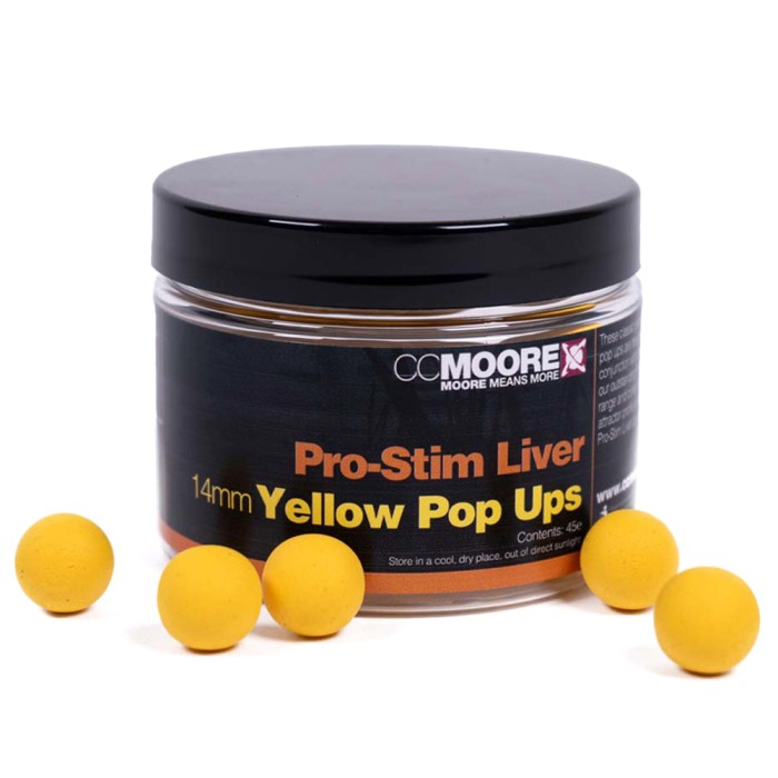 CC Moore Pro-Stim Liver Yellow Pop Ups