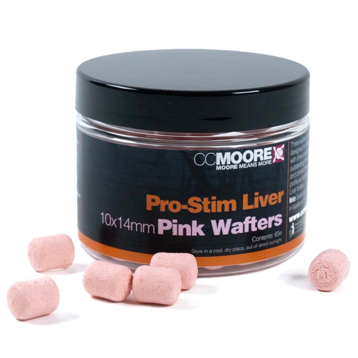 CC Moore Pro-Stim Liver Pink Dumbell Wafters
