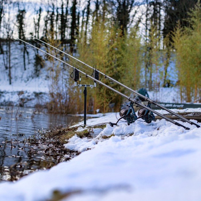 Prologic Custom Black Carp Fishing Rods In Use 3