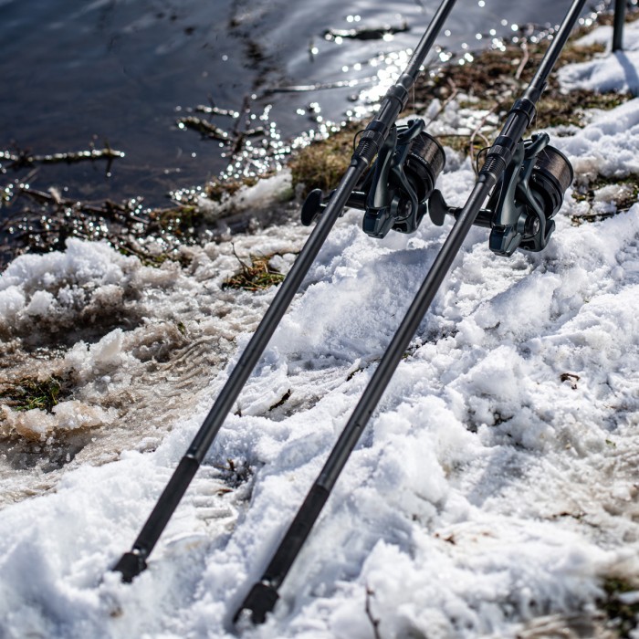 Prologic Custom Black Carp Fishing Rods In Use 6