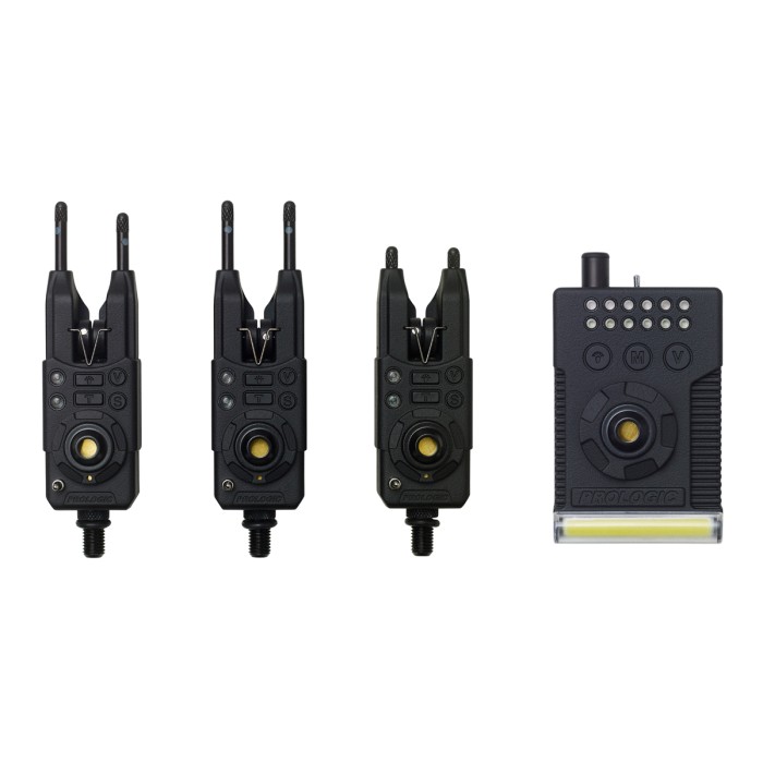 Prologic Fulcrum RMX Pro Bite Alarm Presentation Set 3+1 Multi Colour