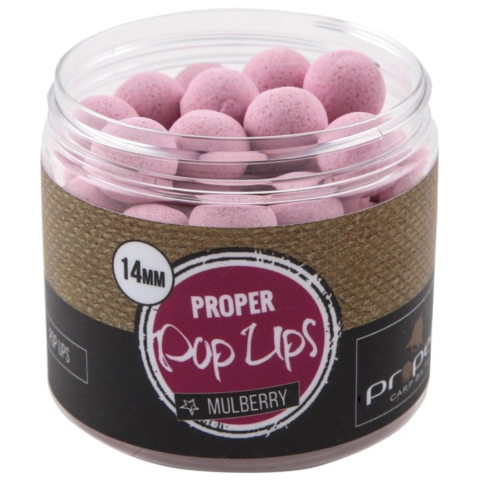 Proper Carp Baits Mulberry Pop Ups 14mm