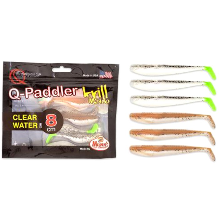 Quantum Q-Paddler Power Lure Packs Clear Water Mix 