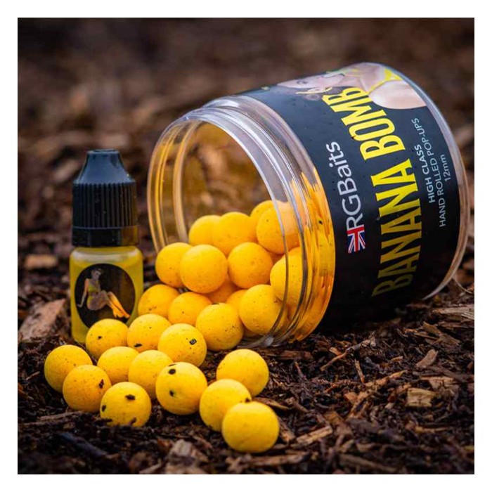 RG Baits Banana Bomb Pin Up Pop Ups Inc Booster