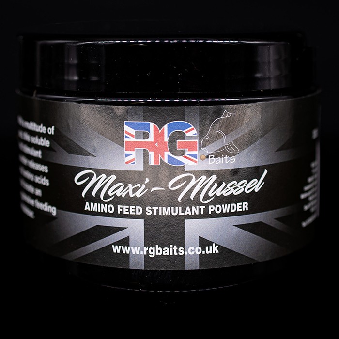 RG Baits Maxi Mussel Amino Feed Stimulant Powder 300g