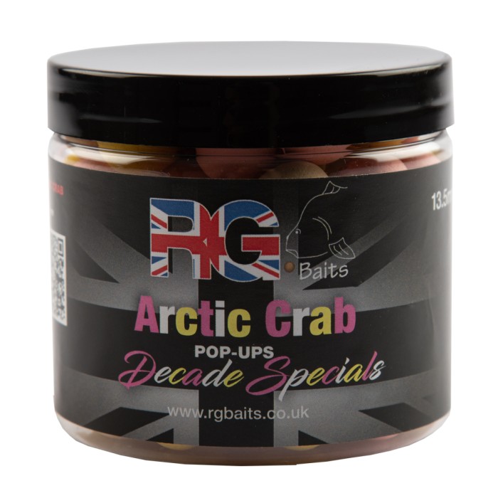 RG Baits Multi Colour Artic Crab Decade Specials Fishing Pop Ups 1