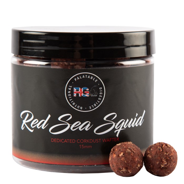 RG Baits Red Sea Squid Corkdust Wafters, Size: 15mm 2