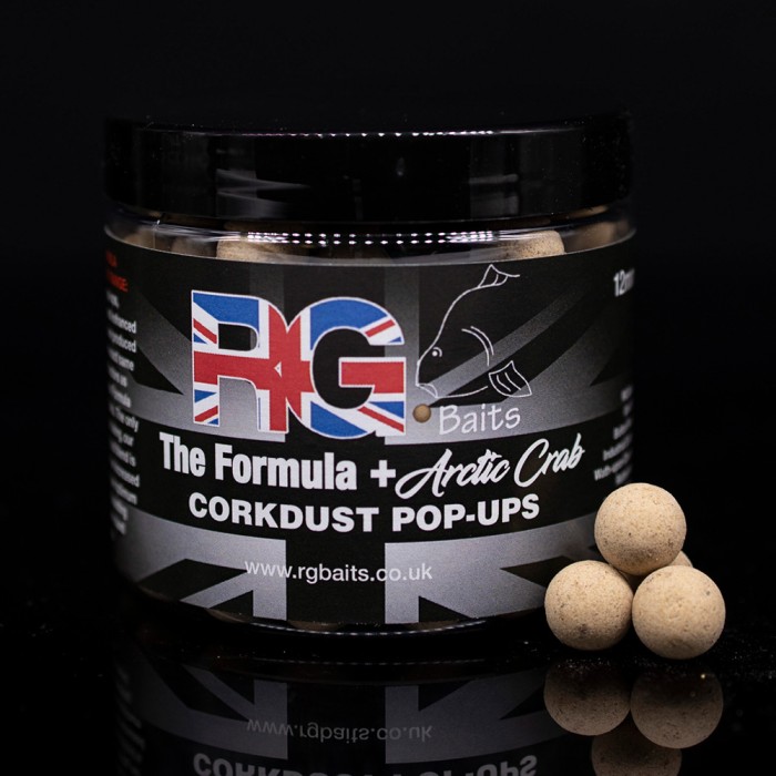 RG Baits The Formula + Arctic Crab Corkdust Pop-ups 12mm