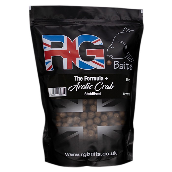 RG Baits The Formula & Arctic Crab Shelf Life Fishing Boilies