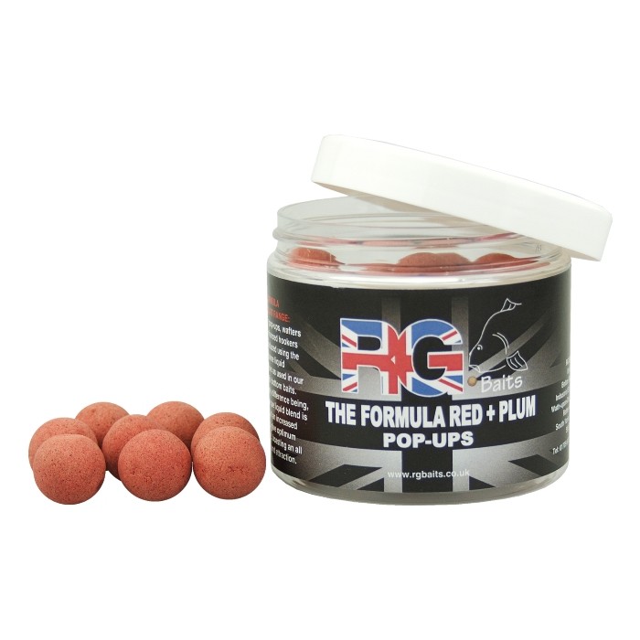 RG Baits The Formula Red + N-I Plum Pop Ups