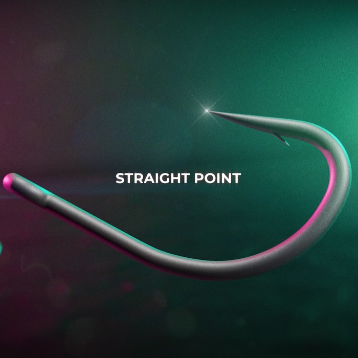 RidgeMonkey Ape-X Straight Point Hooks Barbed 2