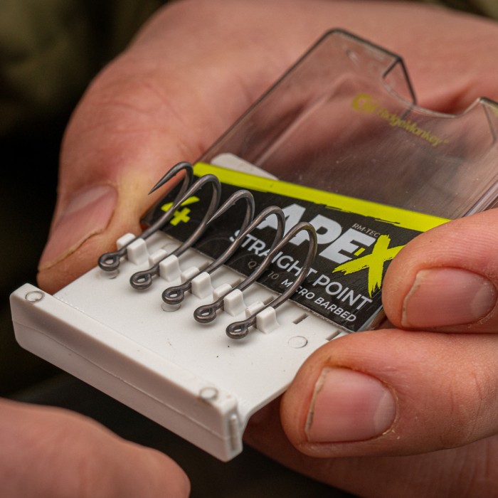 RidgeMonkey Ape-X Straight Point Hooks Barbed