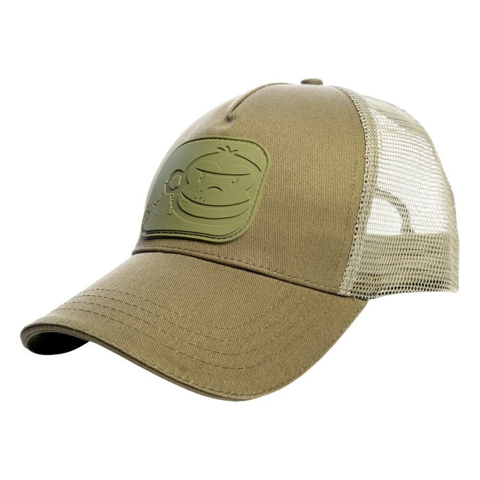 RidgeMonkey APEarel Dropback Trucker Fishing Cap Green