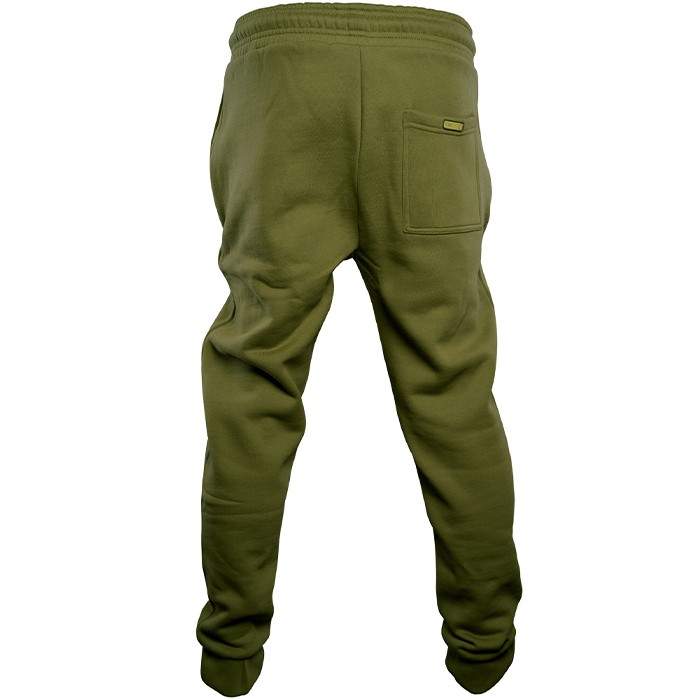 RidgeMonkey APEarel Dropback Heavyweight Fishing Joggers Green Back