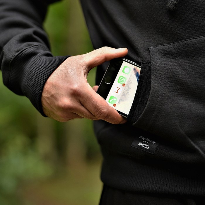 RidgeMonkey Black Hoody Pocket