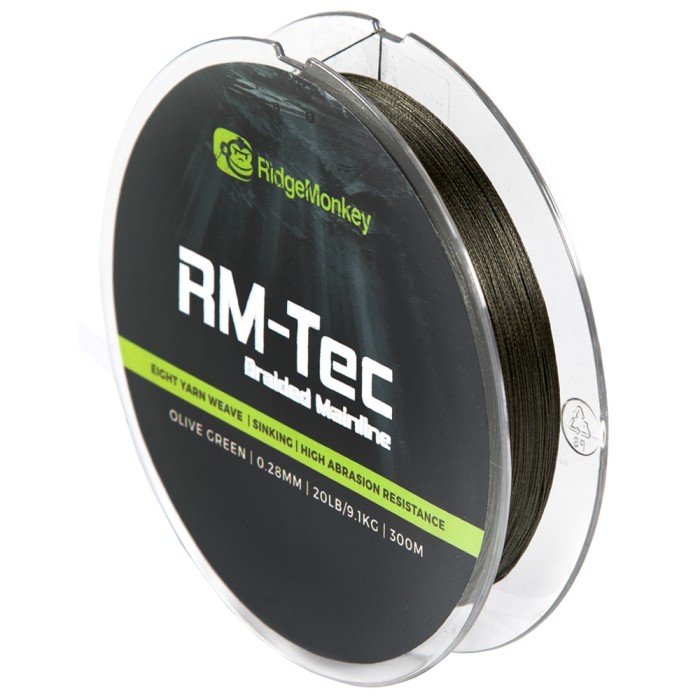 RidgeMonkey RM-Tec Braided Mainline 20lb Dynamic View