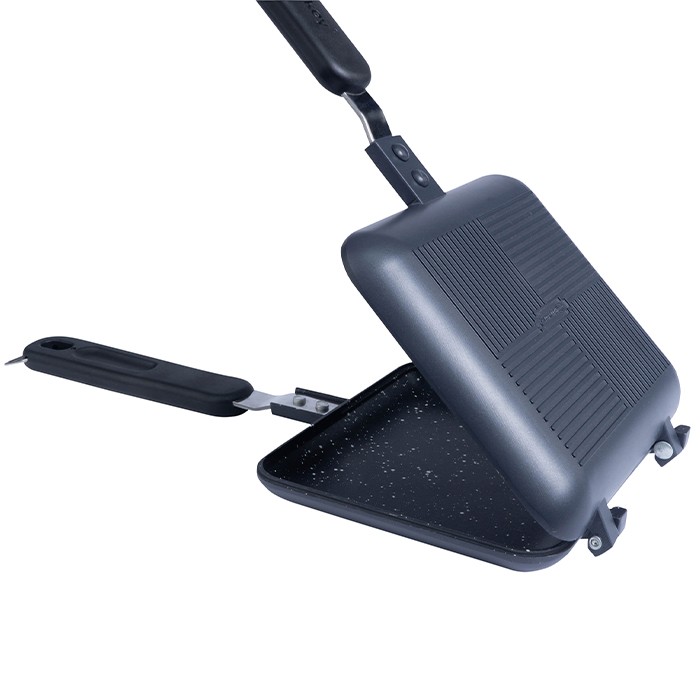 RidgeMonkey Classic Sandwich Toaster Granite Edition Open