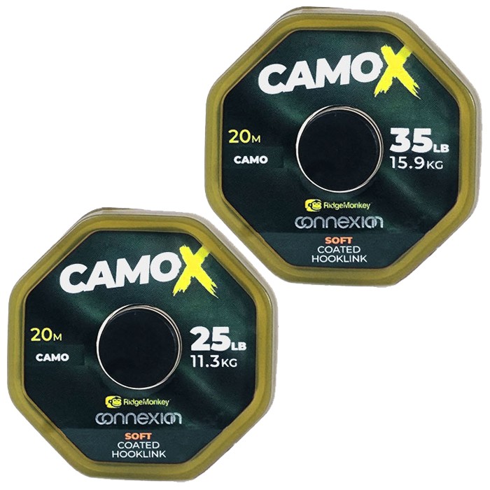RidgeMonkey Connexion CamoX Soft Coated Hooklink