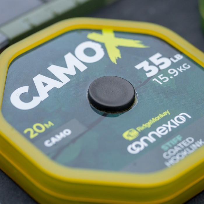 RidgeMonkey Connexion CamoX Stiff Coated Hooklink 1