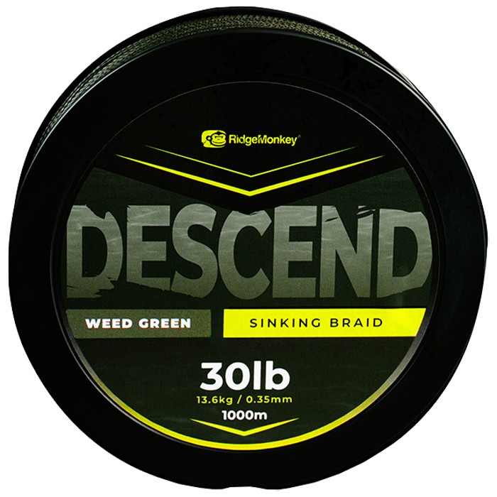 RidgeMonkey Descend Sinking Braid Mainline 1000m 30lb